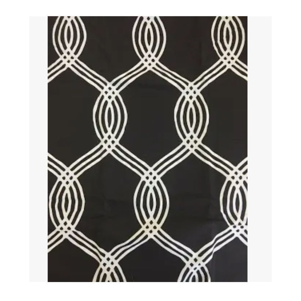 Pottery Barn Teen Infinity Stripe Twin Duvet Cover Only Black White NWT